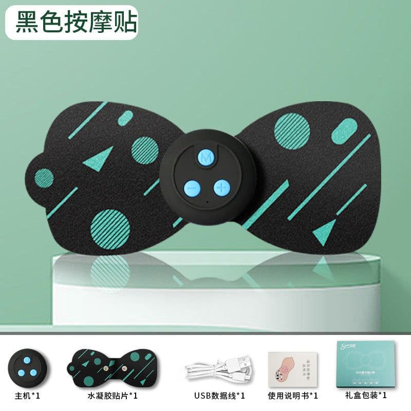 image-Cross-border wholesale new cervical massage patch wireless remote control ems pulse massager cervical instrument neck massage patch