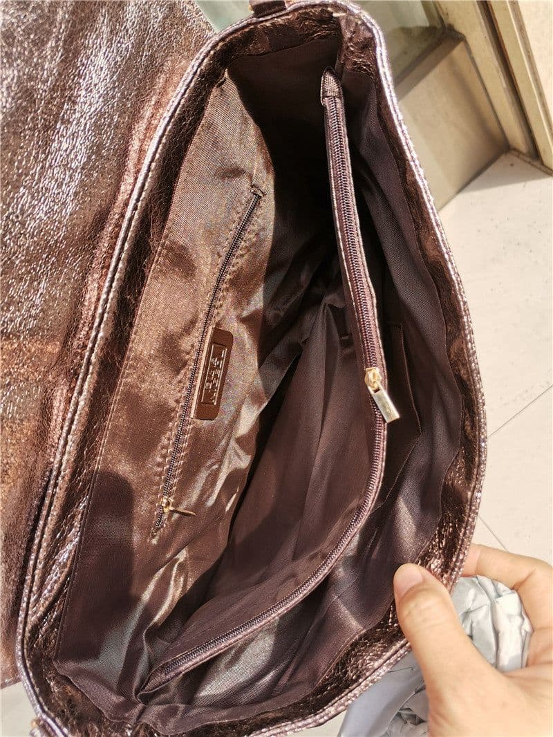image-Korean version of the simple fashion ladies clutch bag 2023 spring and summer new trendy women's bag one shoulder Messenger bag envelope bag