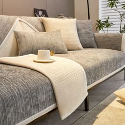 image-Hongyuan Fashion Chenille Sofa Cushion, Green, Universal Cover