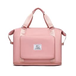 image-Dual-purpose backpack large-capacity short-distance travel bag expandable folding bag business trip luggage bag female fitness waiting bag