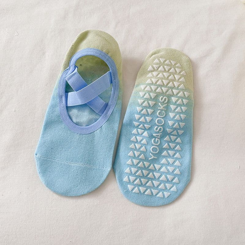 image-Gradient Color Yoga Socks Women's - Non-Slip