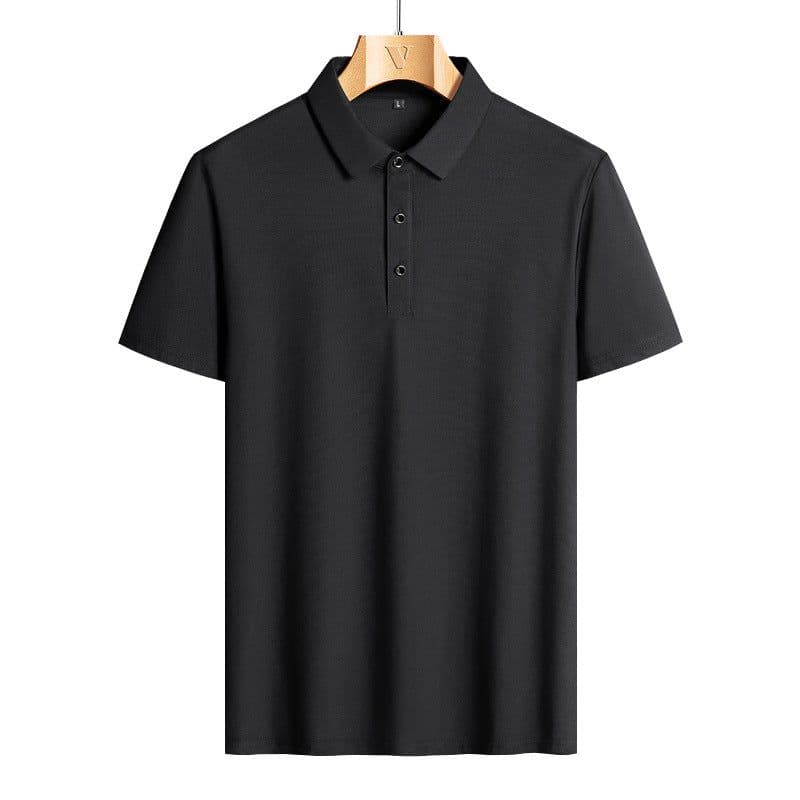 image-Men's Urban Casual Short-Sleeved Polo T-Shirt - Large
