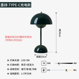 image-Nordic Mushroom Table Lamps - Cross-border Sale - Low Prices