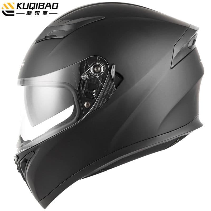 image-Coolqibao Motorcycle Full-Face Helmet Bluetooth XXL Gray