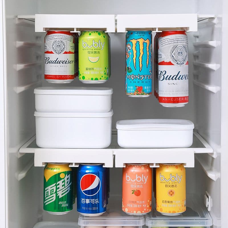 image-MW Beer Can Dispenser Rack - White 2 Pack