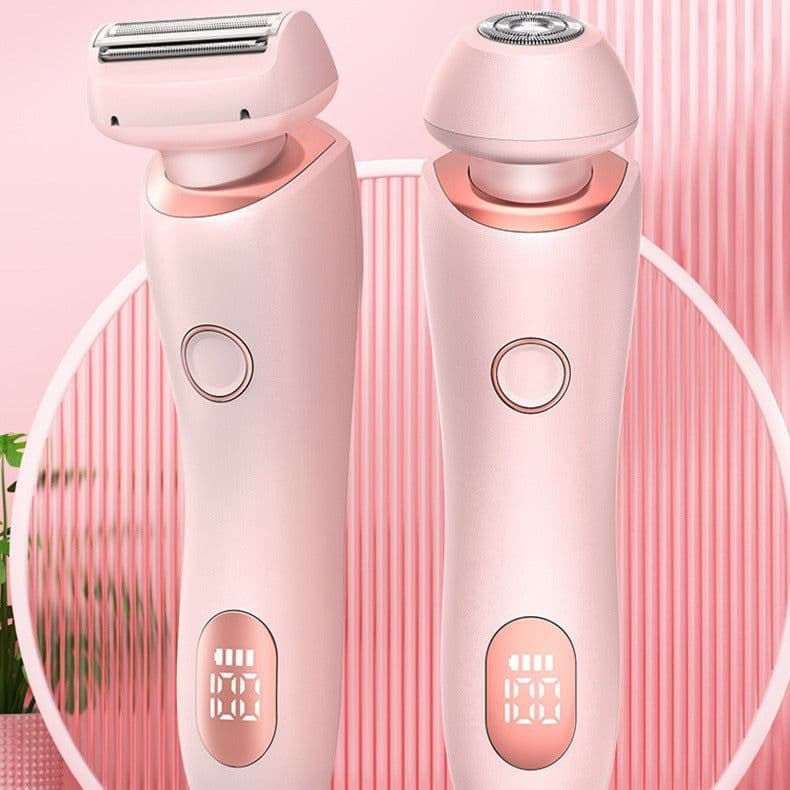 image-Suchuan Electric Hair Remover - Pink Double Head