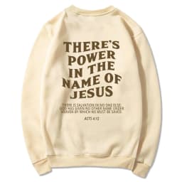 image-Spring and Autumn Solid Color Polyester Round Neck Printed Women's Fleece Jacket Men's and Women's Loose Pullover Tops