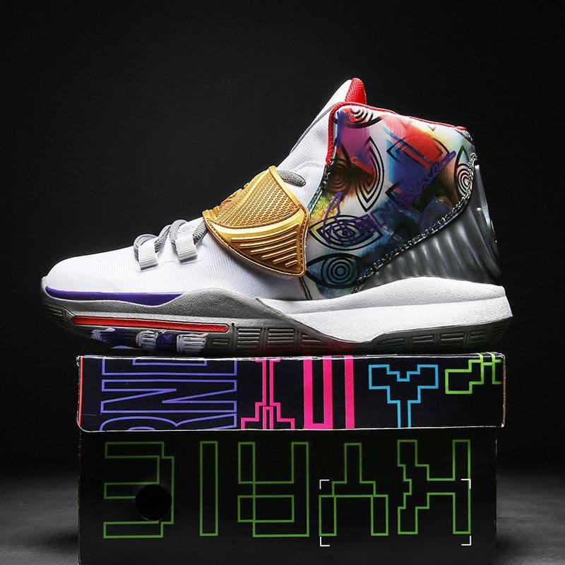 image-7th Generation Basketball Shoes - White Black Size 34