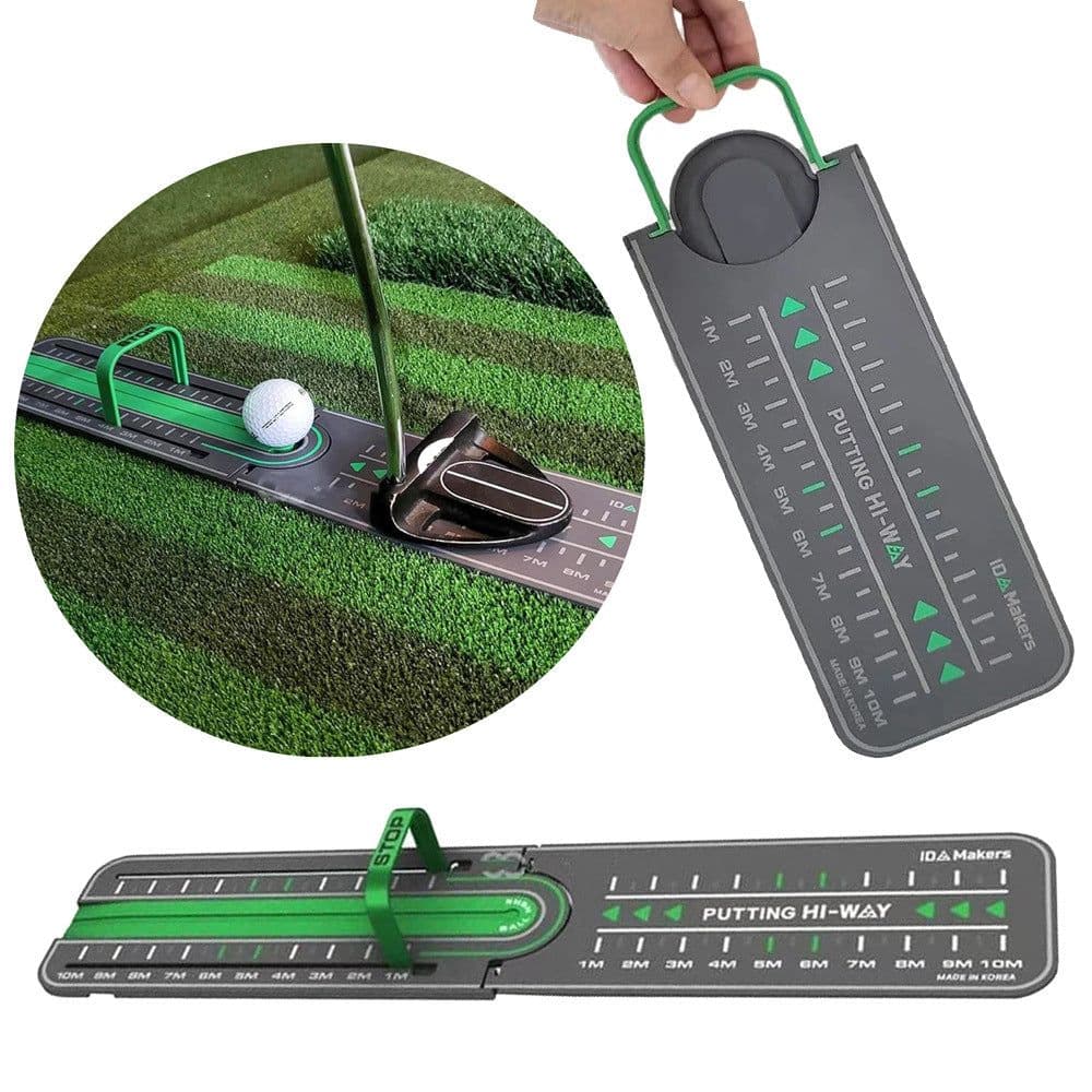 image-Golf Putter Trainer Board - Practice Precision