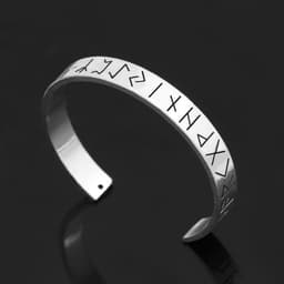 image-Nordic Mythology Viking Runes Bracelet - Stainless Steel Unisex Jewelry