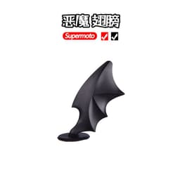 image-Electric vehicle helmet decoration big and small horns motorcycle helmet devil sucker horns universal wings creative personality