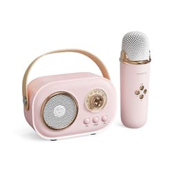 image-Douyin Bluetooth Wireless Karaoke Microphone for Kids - Double Wheat Yellow (50 characters)