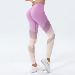 image-Lulu High-Waist Yoga Pants - Autumn Nylon Spandex Quick-Drying