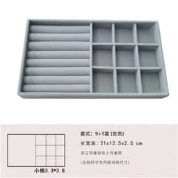 image-Jewelry Storage Tray - Desktop Organizer