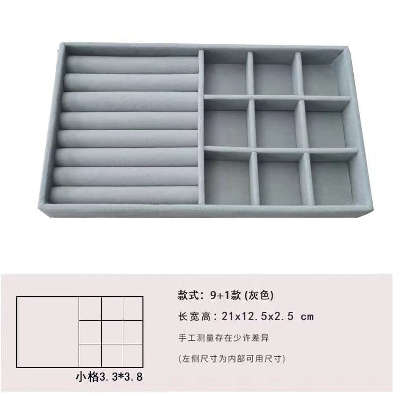 image-Jewelry Storage Tray - Desktop Organizer