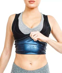 image-Amazon shapewear belly vest fitness sweat suit running sportswear sweat vest vest corset body sculpting