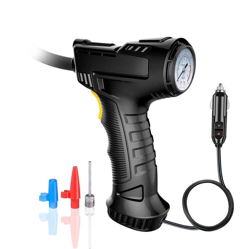 image-Wireless Digital Air Pump, 120W, USB/Wired Car Tire Inflation, 45L/min Flow
