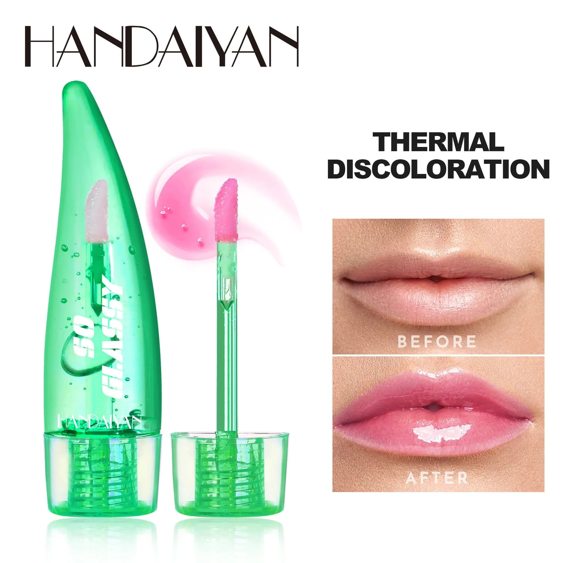 image-Han Daiyan Color-Changing Lip Gloss - Pearlescent