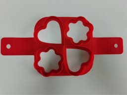 image-Silicone Omelette Maker - Multi-Functional 7-Hole Heart Shape Pancake Maker