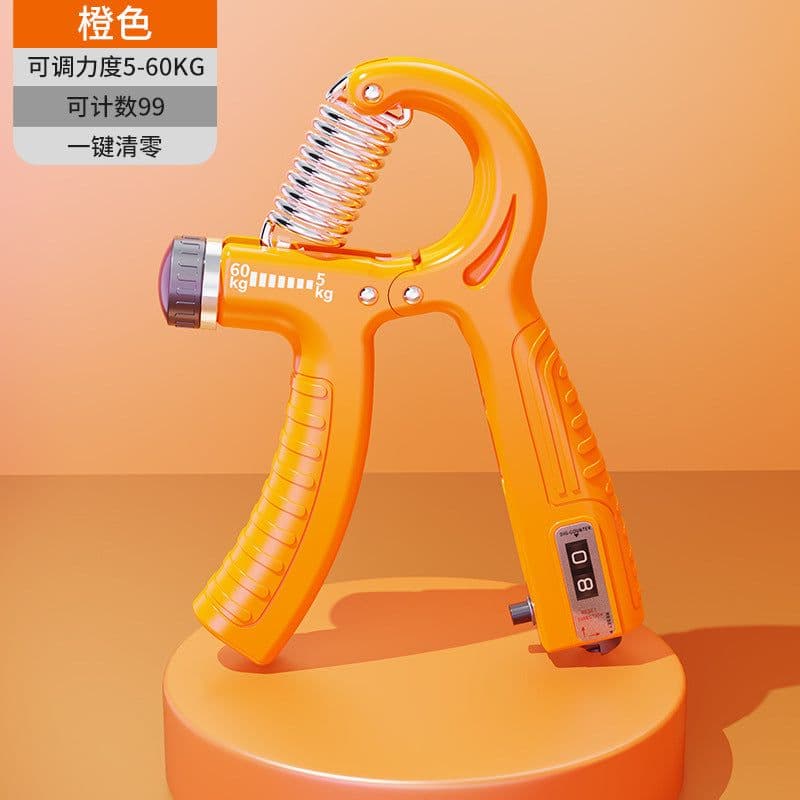 image-Adjustable Counting Grip Wholesale Hand Training Arm Strength Portable Wrist Strength Rehabilitation Training Strength