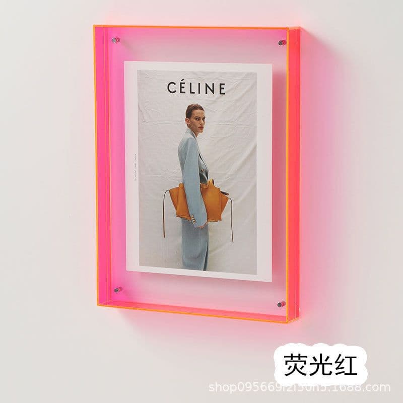 image-Acrylic Photo Frame - Table or Wall Mount