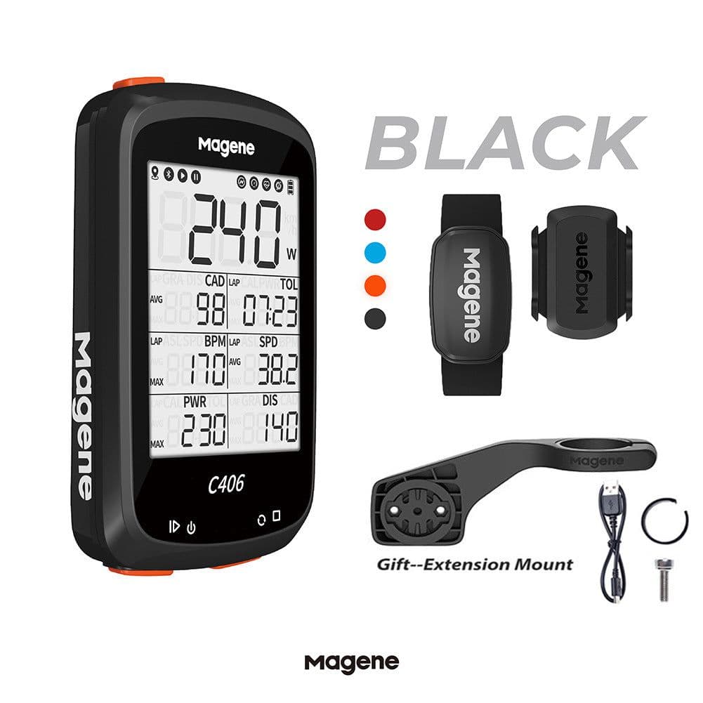 image-Magene C406 Waterproof GPS Mountain Bike - Wireless Smart Code