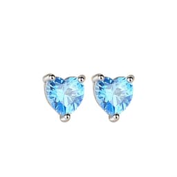 image-Xiaohongshu with the same style of love zirconium earrings female heart-shaped earrings silver needle ins wind ear jewelry live source wholesale