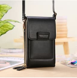 image-2022 new touch screen mobile phone bag female small oblique cute mobile phone small bag fashion wallet vertical section