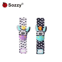 image-Sozzy Baby Rattle Socks Wrist Strap 0-1Y