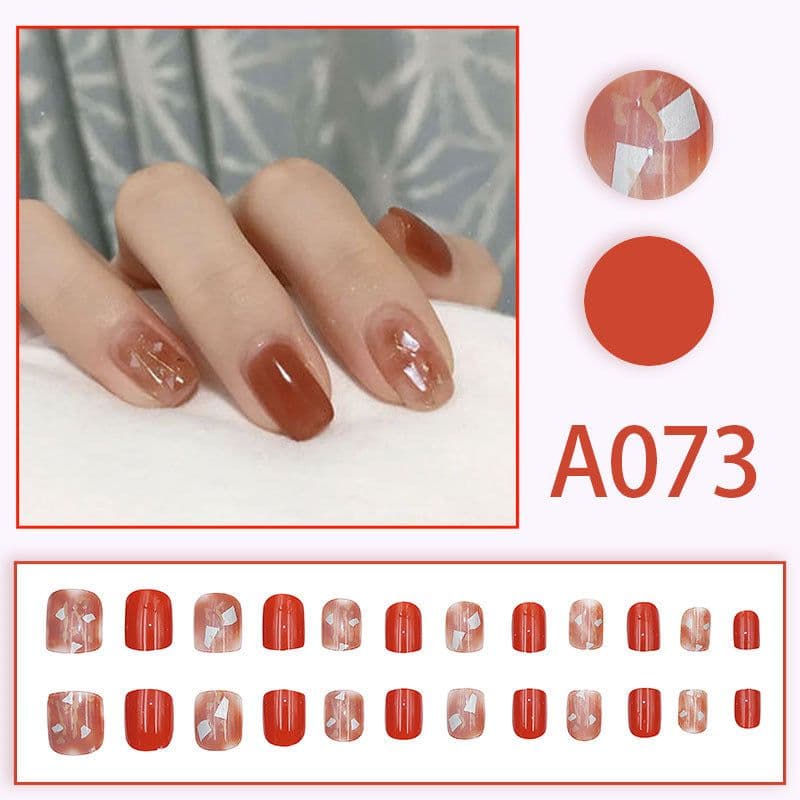 image-Internet celebrity new fake nails wearable nails finished nail patches nail art patches removable nail patches nail art accessories