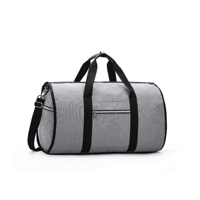 image-Folding Suit Bag - Grey Oxford Business Travel Bag 17"