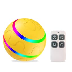 image-DICWAY Automatic Electric Dog Toy - Orange Silica Gel Smart Ball
