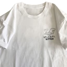 image-White Cotton T-Shirt Women's Short Sleeve Anime