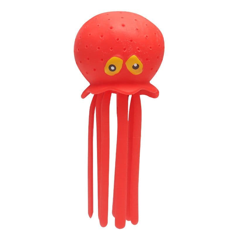 image-Cross-border water-absorbing octopus children's bath baby water toys beach boy swimming pool decompression new water spray hot style