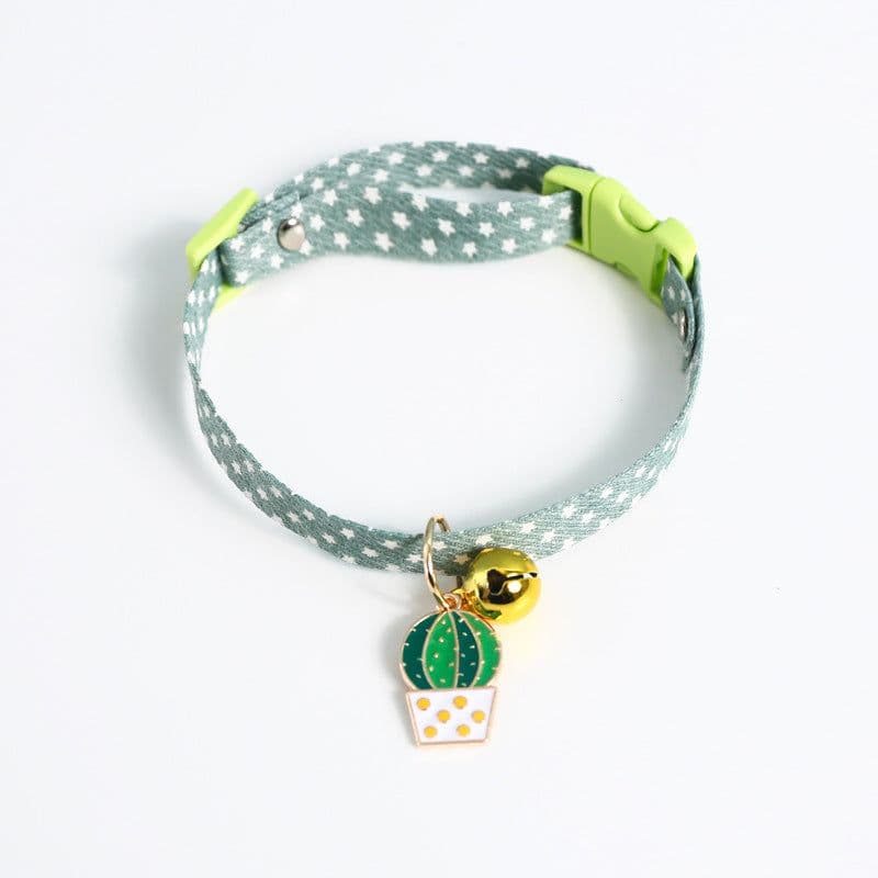 image-Dayuanzi Pet Collar - Denim Pink Cat Claw S