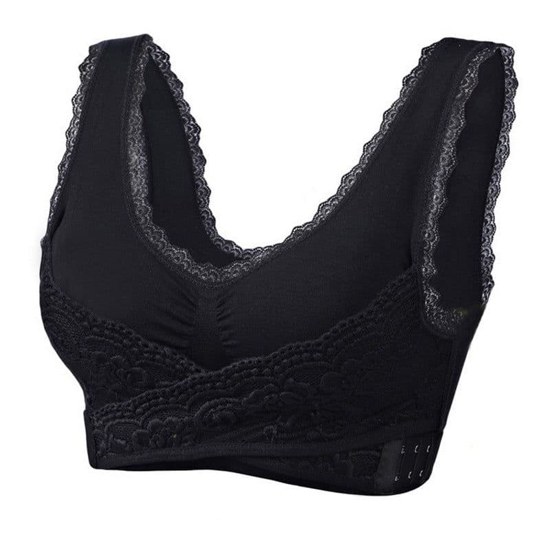 image-Sports Bra - Nylon Seamless Full Cup Yoga Running