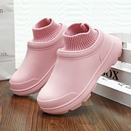 image-Men's Waterproof Kitchen Shoes, Non-Slip Rain Boots, EVA Foam Sole, Size 44-45