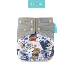 image-Happyflute Cloth Diaper - Waterproof, Anti-Leakage, One Size Fits All