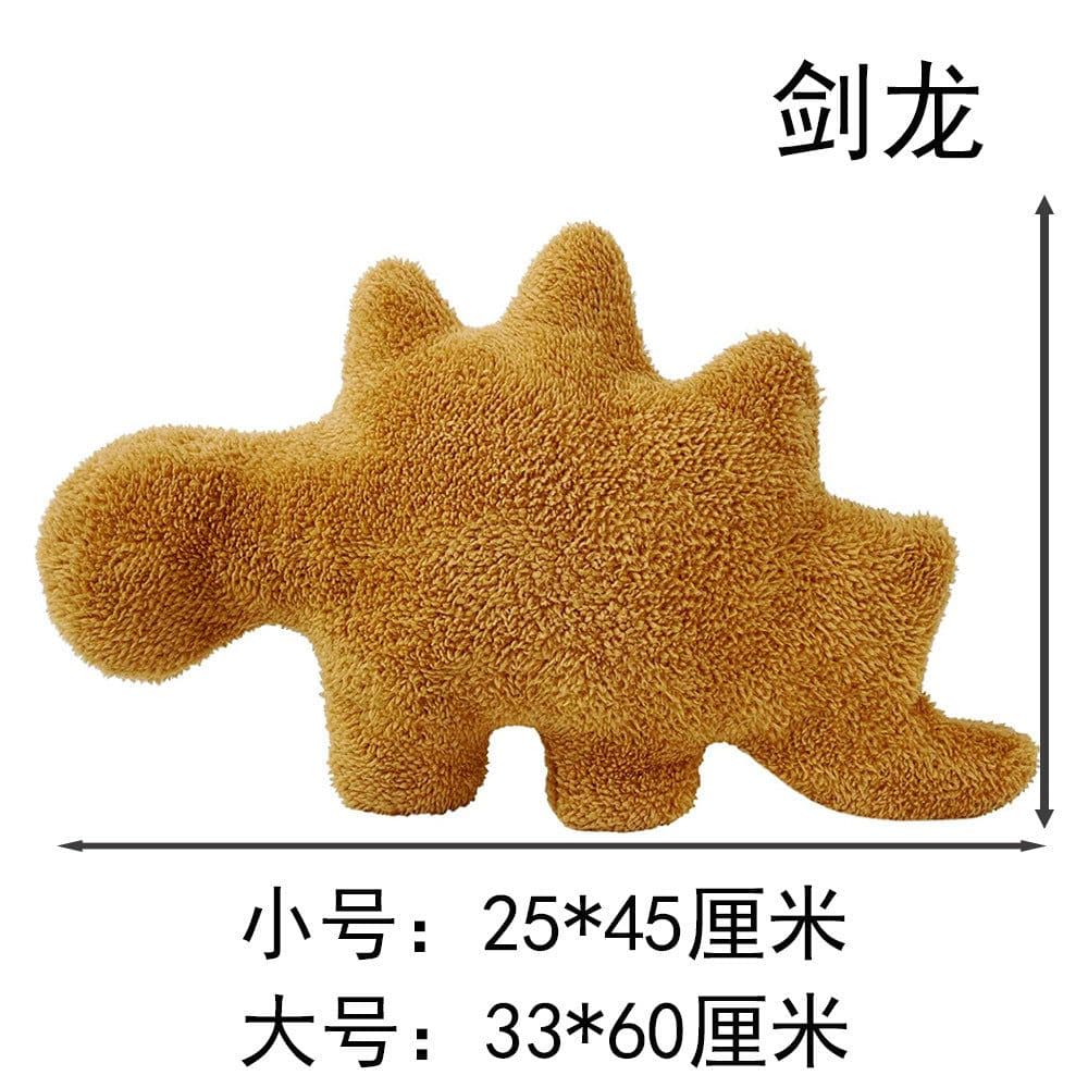 image-Dinosaur Plush Toy - Dino Chicken Nugget Stegosaurus