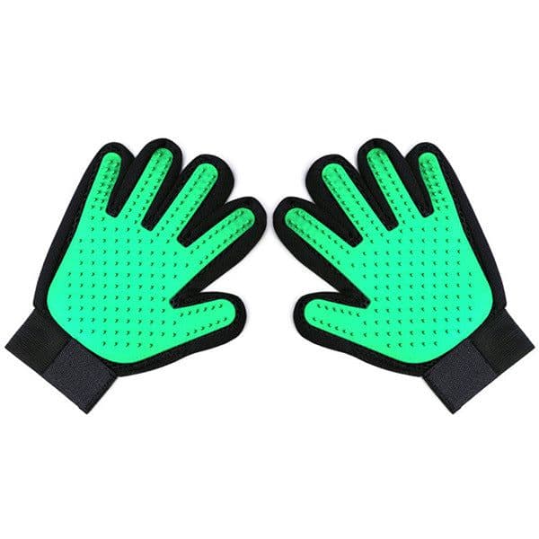 image-Pet Grooming Gloves - Dog Hair Removal Silicone