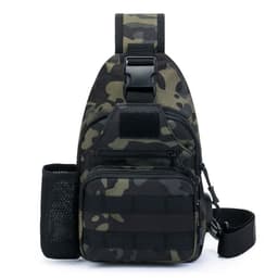 image-Outdoor lure bag messenger bag single shoulder men's camouflage backpack sports multi-function waist bag tactical chest bag slingshot