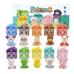 image-Rainbow House Montessori Counting Toys - Dinosaur Series 5-Pack for Kids