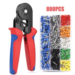 image-European Style Tubular Terminal Crimping Pliers HCS8 6 4 6 6