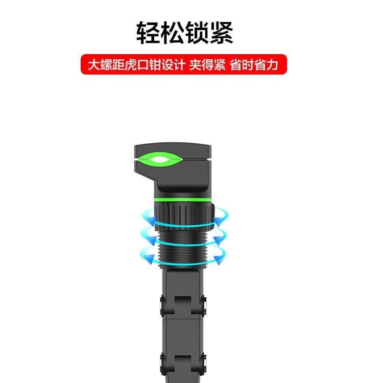 image-Mobile Phone Holder Car Rearview Mirror Clip Black