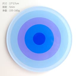 image-Simple Acrylic Coaster - Heat Insulation