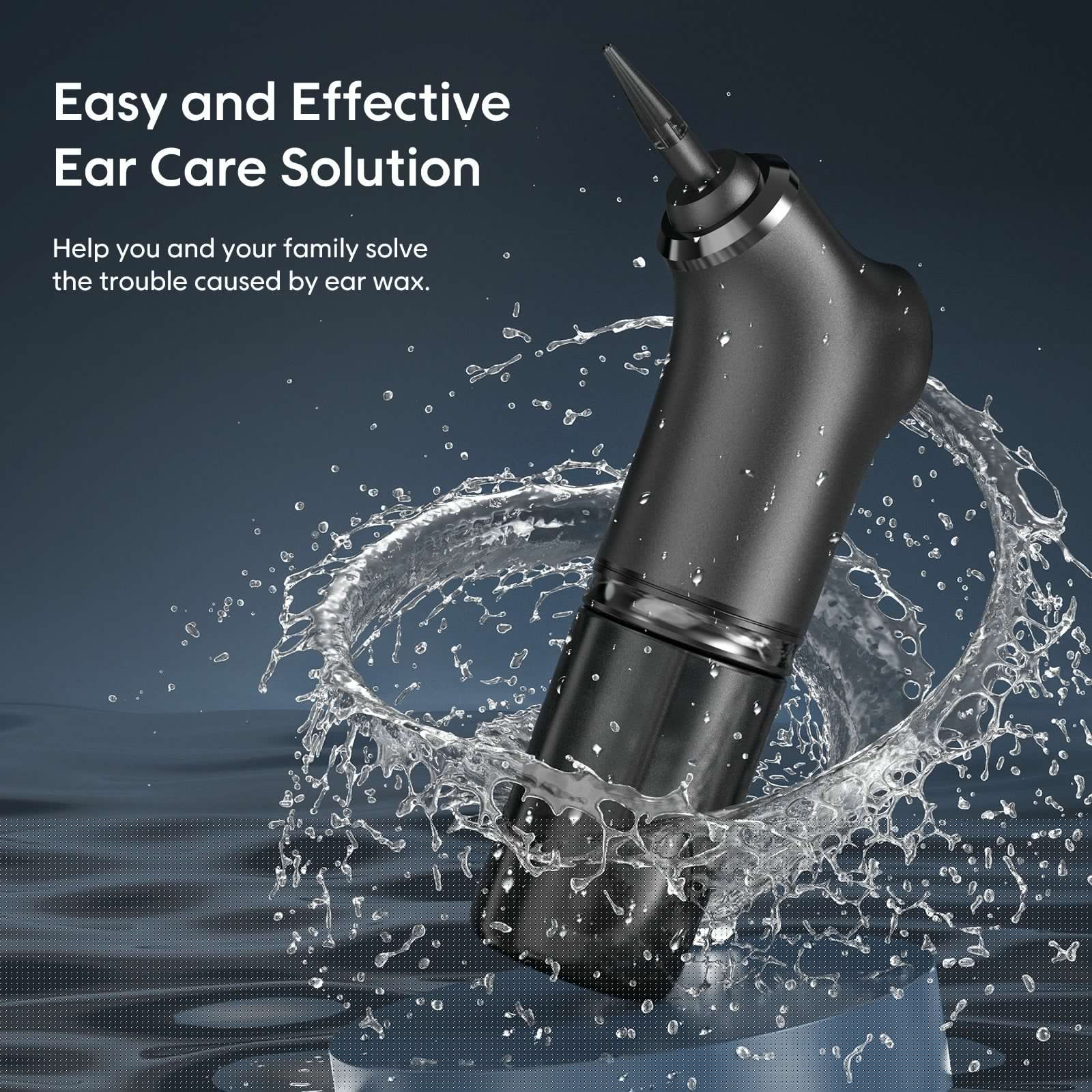 image-Sunuo E30 Electric Ear Irrigator - Black