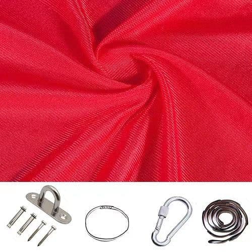 image-Kids Elastic Hammock - Indoor/Outdoor Swing - Sensory Yoga Hammock - Orange 280*150