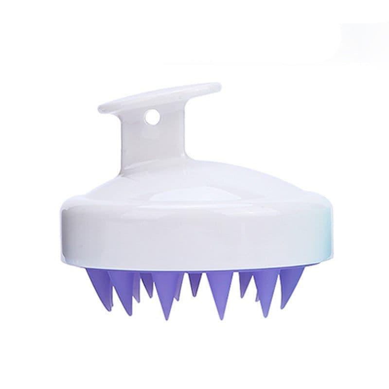 image-Platinum Fly Silicone Bath Massage Brush - Translucent Yellow