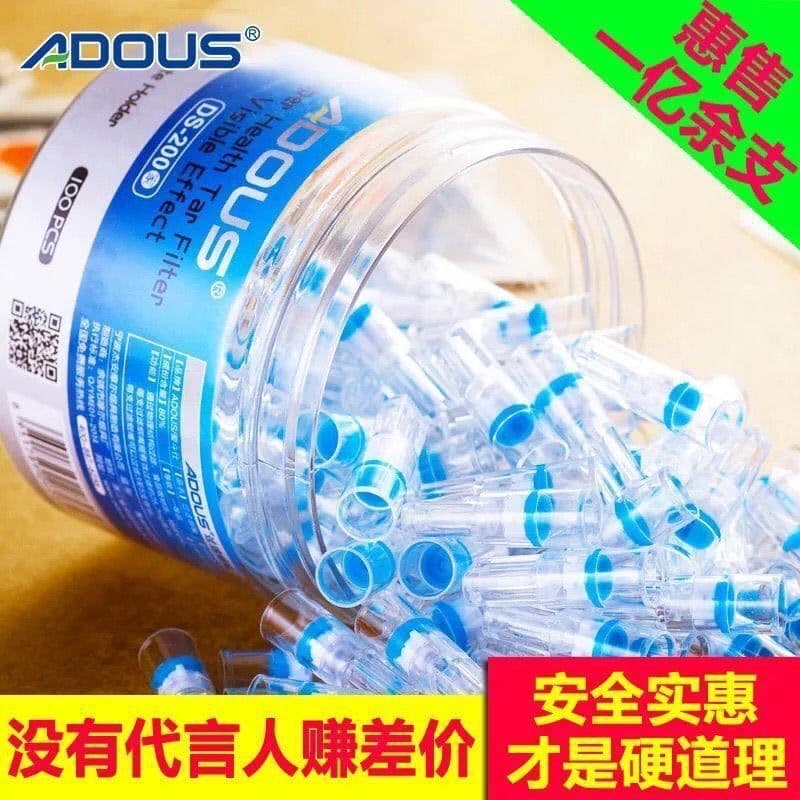 image-Aidoshi Disposable Cigarette Holder Filter 100pk Plastic
