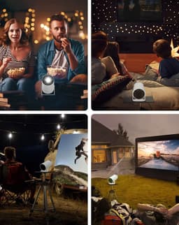image-HY300 Portable Projector 1280x720 Android 11